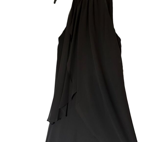 SLNY black NWT cocktail dress with gorgeous beading around the neck. - Picture 2 of 8